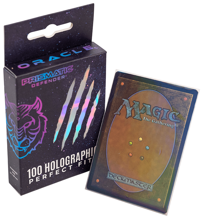 Prismatic Defender card sleeves - Perfect Fit - Oracle Holo