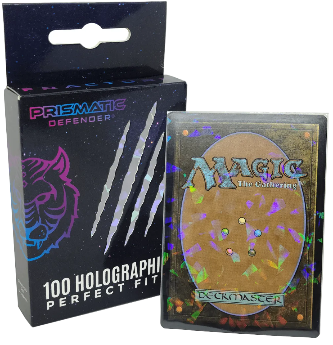 Prismatic Defender card sleeves - Perfect Fit - Fracture Holo