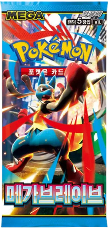 Mega Evolution - Mega Brave Booster Pack [M1L] Korean