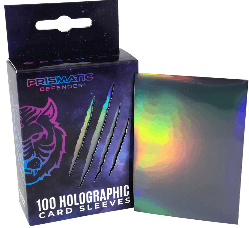 Prismatic Defender card sleeves - Obsidian Oracle Holo