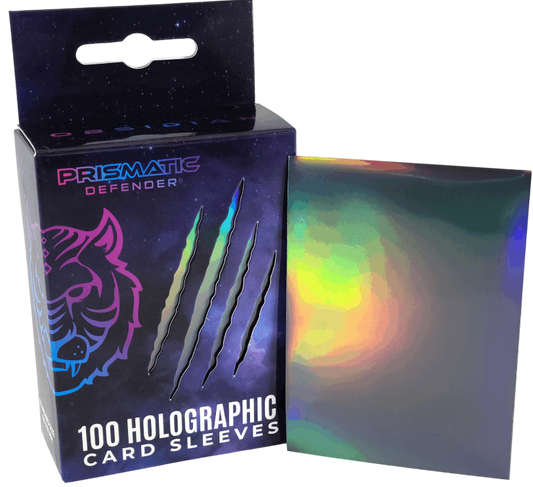 Prismatic Defender card sleeves - Obsidian Oracle Holo