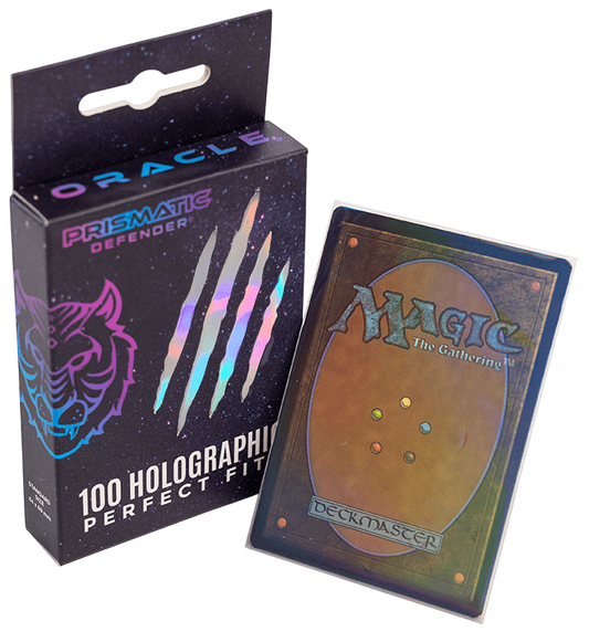 Prismatic Defender card sleeves - Perfect Fit - Oracle Holo