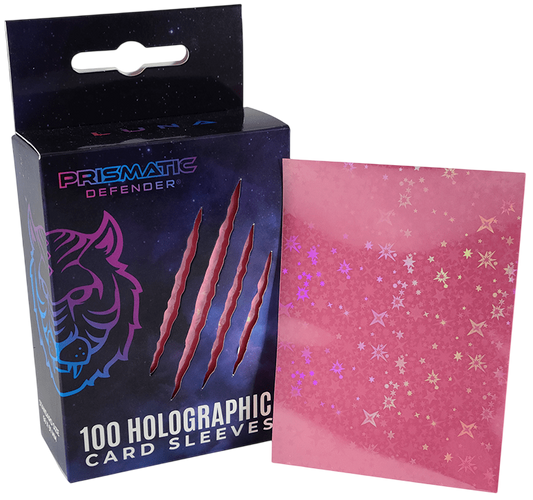 Prismatic Defender card sleeves - Luna Starfield Holo